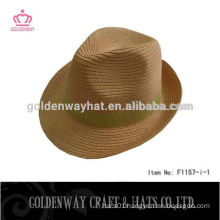 New arrival cheap paper Fedora hat